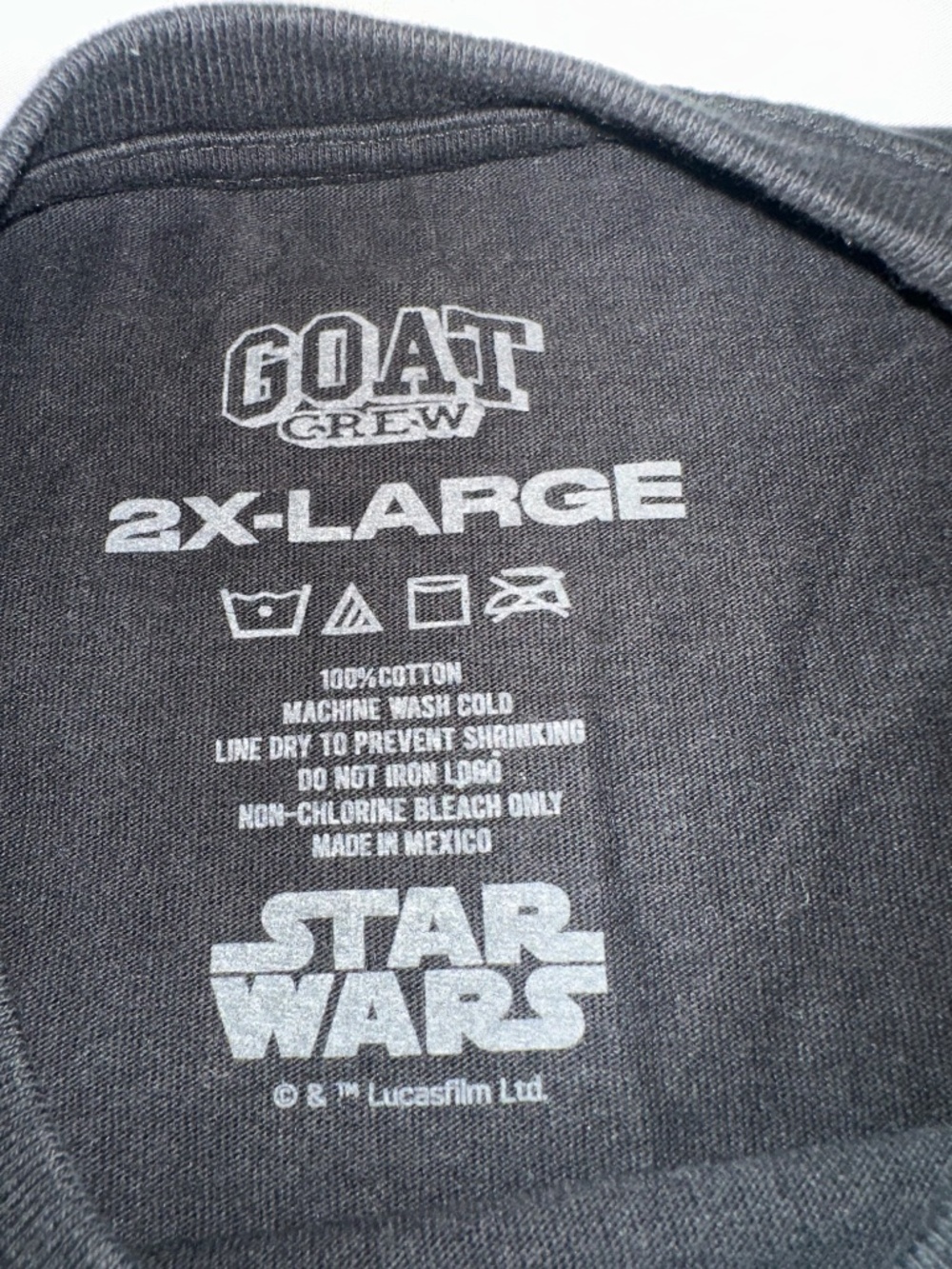 GOAT | Star Wars | Graphic Tee | 2XL - Picture 5 of 5